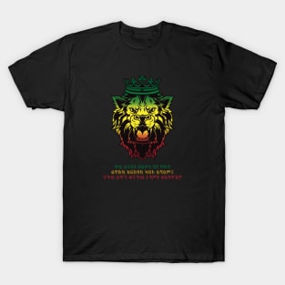 The Lion of Judah, Amharic (ሞአ አንበሳ) T-Shirt